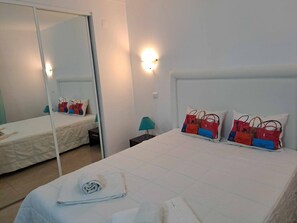 1 bedroom, iron/ironing board, travel crib, free WiFi