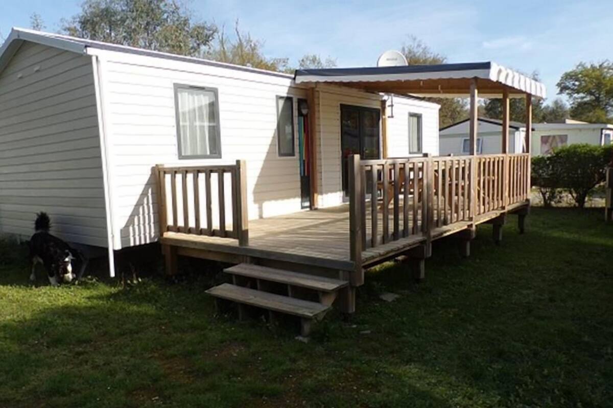 Stacaravan, 4 slaapkamers (Confort +) | Terras