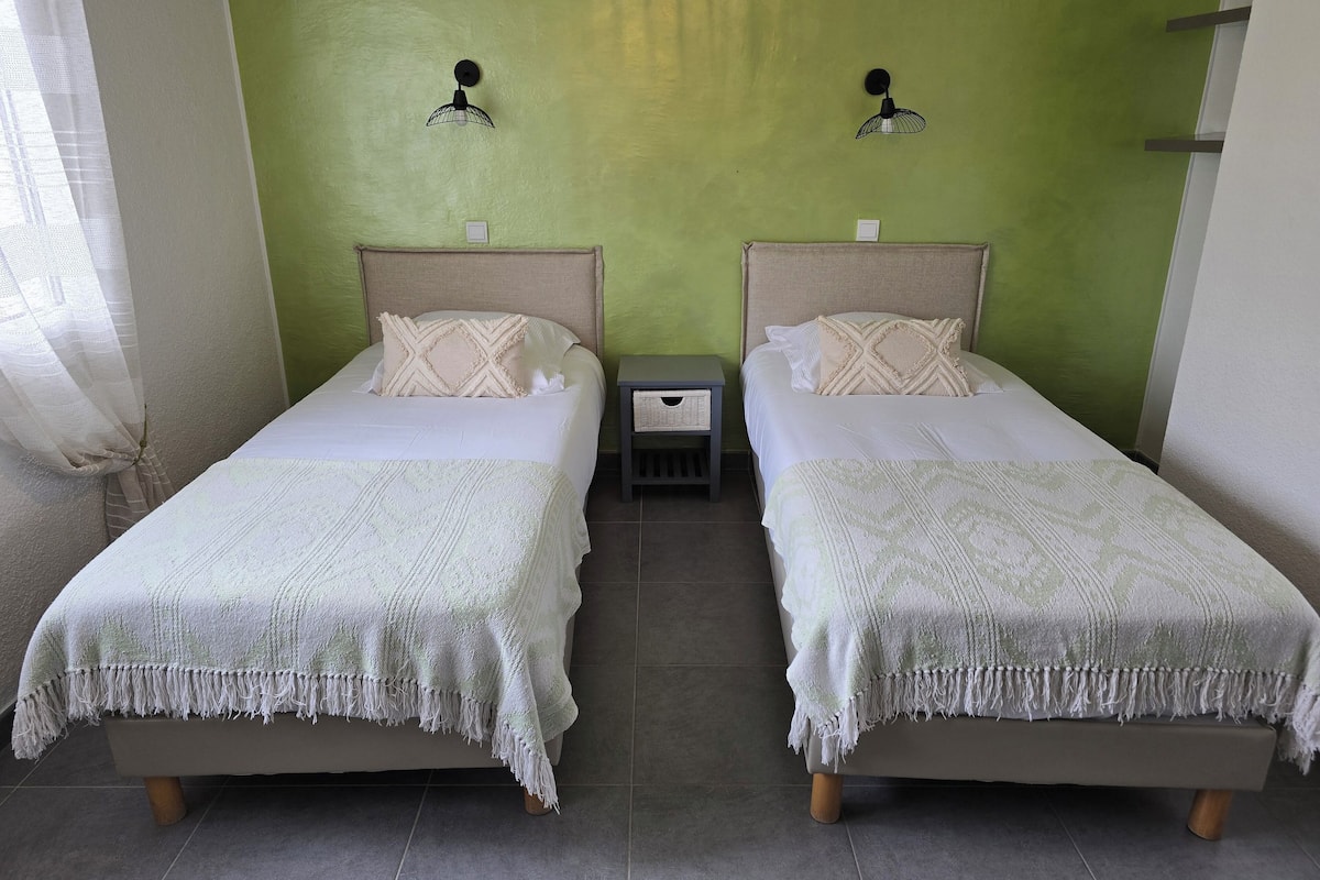 Comfort Room, 2 Twin Beds | Premium bedding, individually decorated, individually furnished, desk