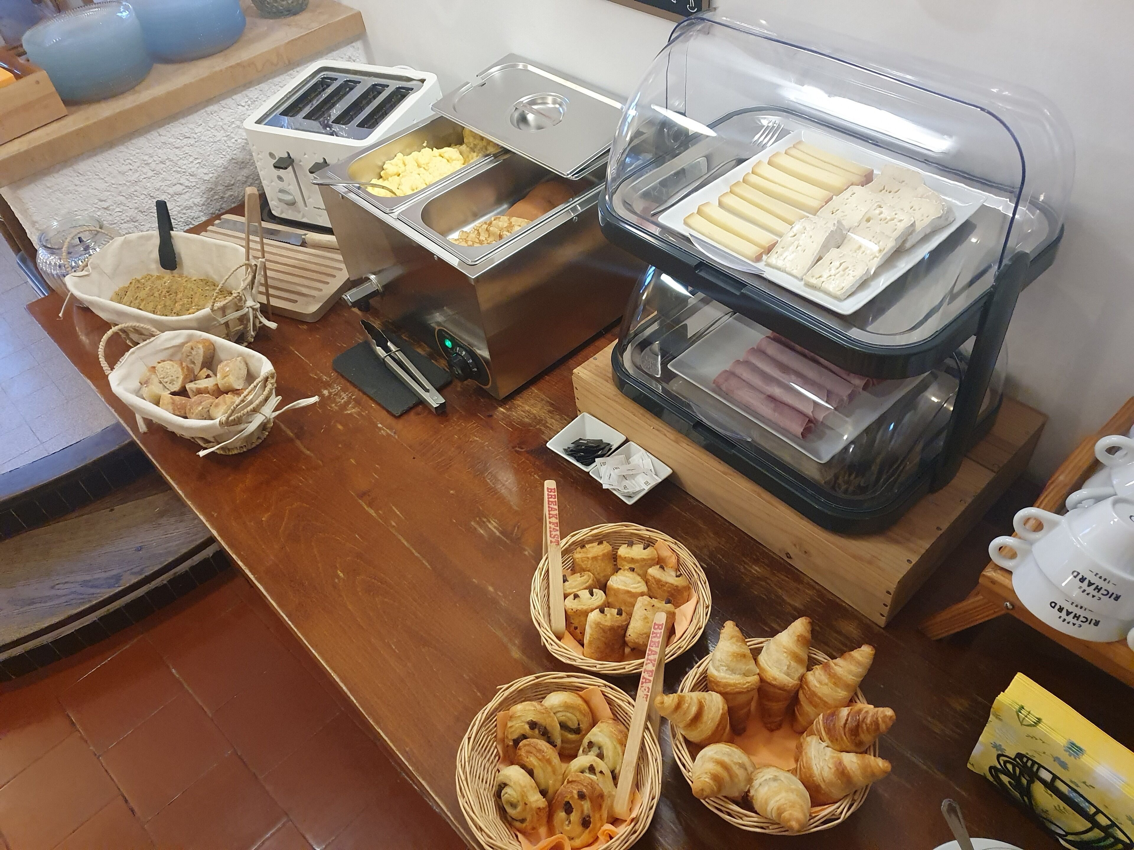 daily local cuisine breakfast (eur 14 per person)