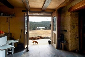 Blick von der Unterkunft