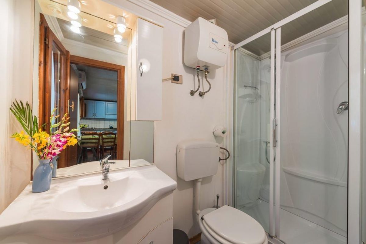 Chalet (5 pax) | Bagno | Doccia, asciugamani