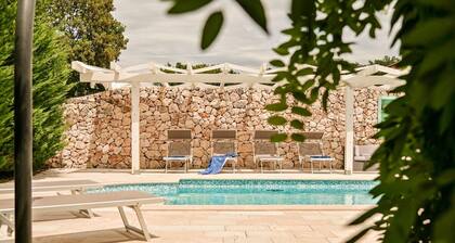 Peaceful Villa Kras**** with a pool and a large garden on Krk