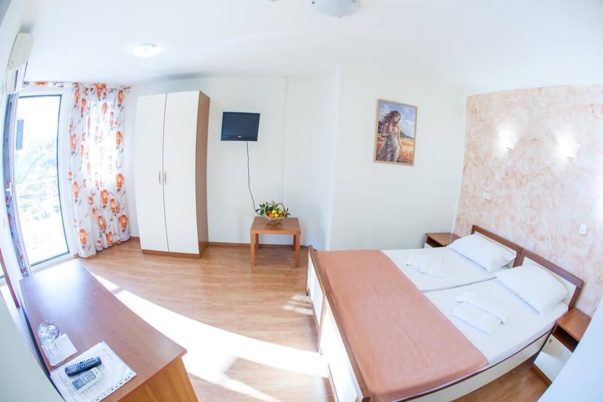 Iron/ironing board, free cots/infant beds, free WiFi, bed sheets