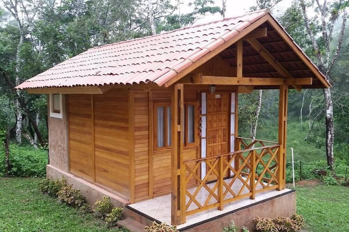 Standaard chalet, 1 slaapkamer | Een bureau, extra bedden (toeslag), gratis wifi, individueel gedecoreerd