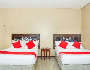 Free WiFi, bed sheets