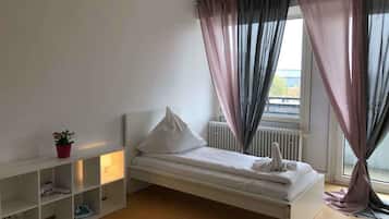 Iron/ironing board, rollaway beds, free WiFi, bed sheets