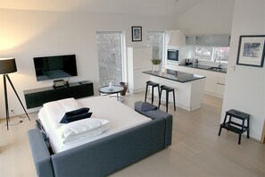 1 bedroom, iron/ironing board, WiFi, bed sheets - Óm Apartments, Apt 201 (Reykjavík)