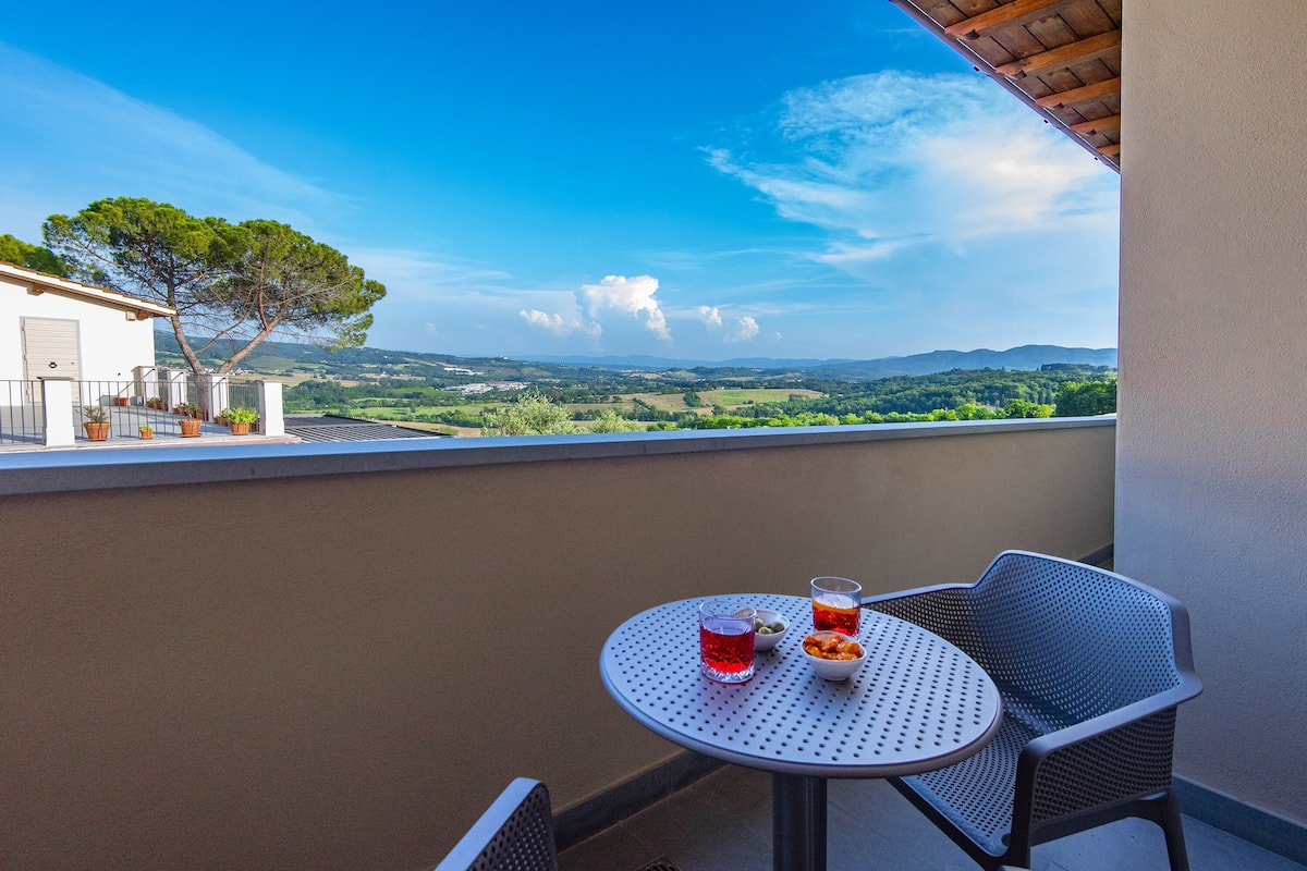 Panoramic Suite, Terrace | 1 bedroom, minibar, in-room safe, iron/ironing board