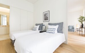 1 chambre, draps italiens Frette, literie de qualité supérieure