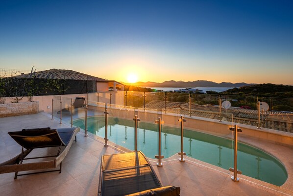 Blick von der Unterkunft