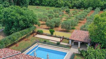 Una piscina riscaldata