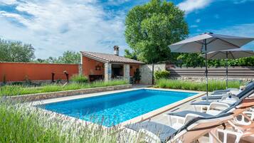 Una piscina riscaldata