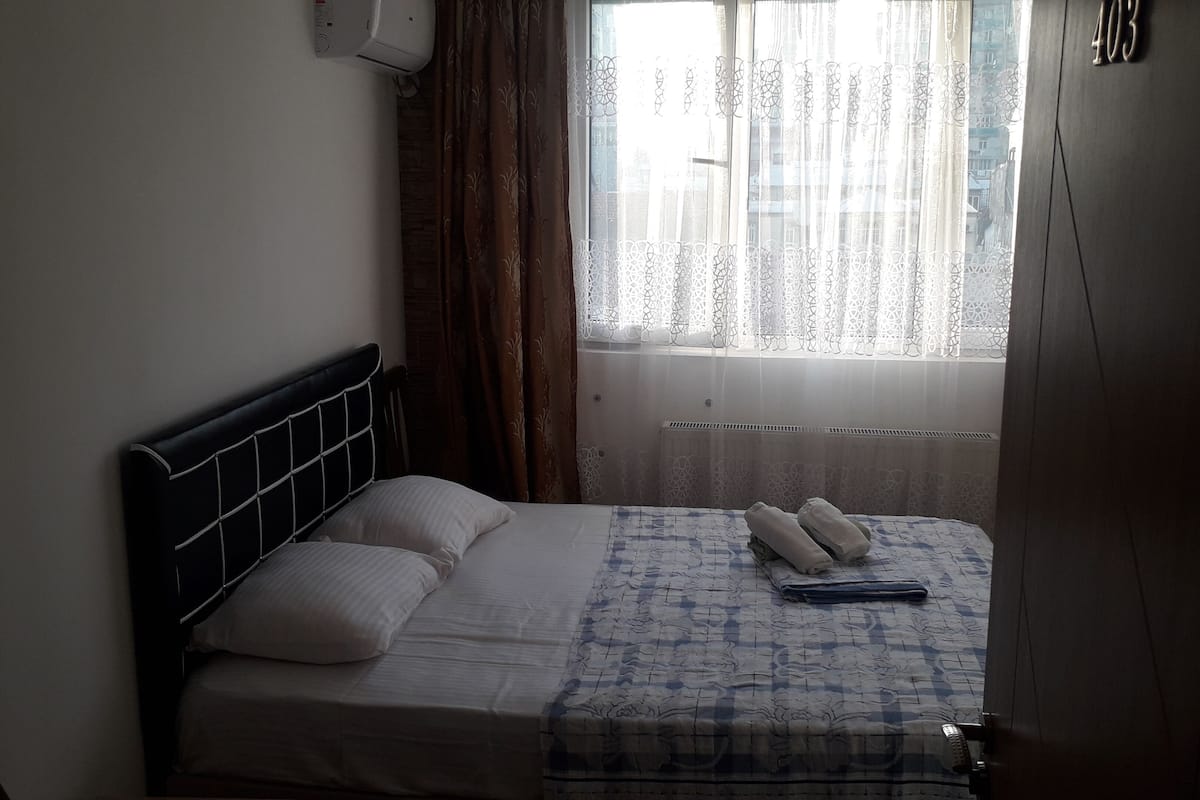 Basic Double Room, Courtyard View | WiFi (free), bed sheets