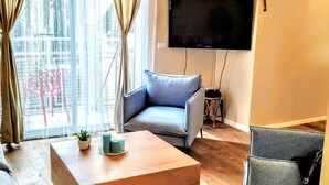 Departamento Deluxe, 1 cama Queen size, vista a la ciudad | Vista desde la habitación