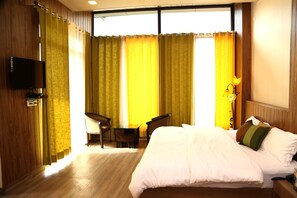 Hill View Room | View from room - Hill Stream Wellness Resort (Dhanaulti)