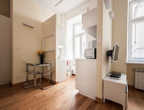 Desk, iron/ironing board, free WiFi, bed sheets