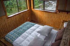 베이직 캐빈, 더블침대 1개, 강 전망 (Acantilado) | 침대 시트