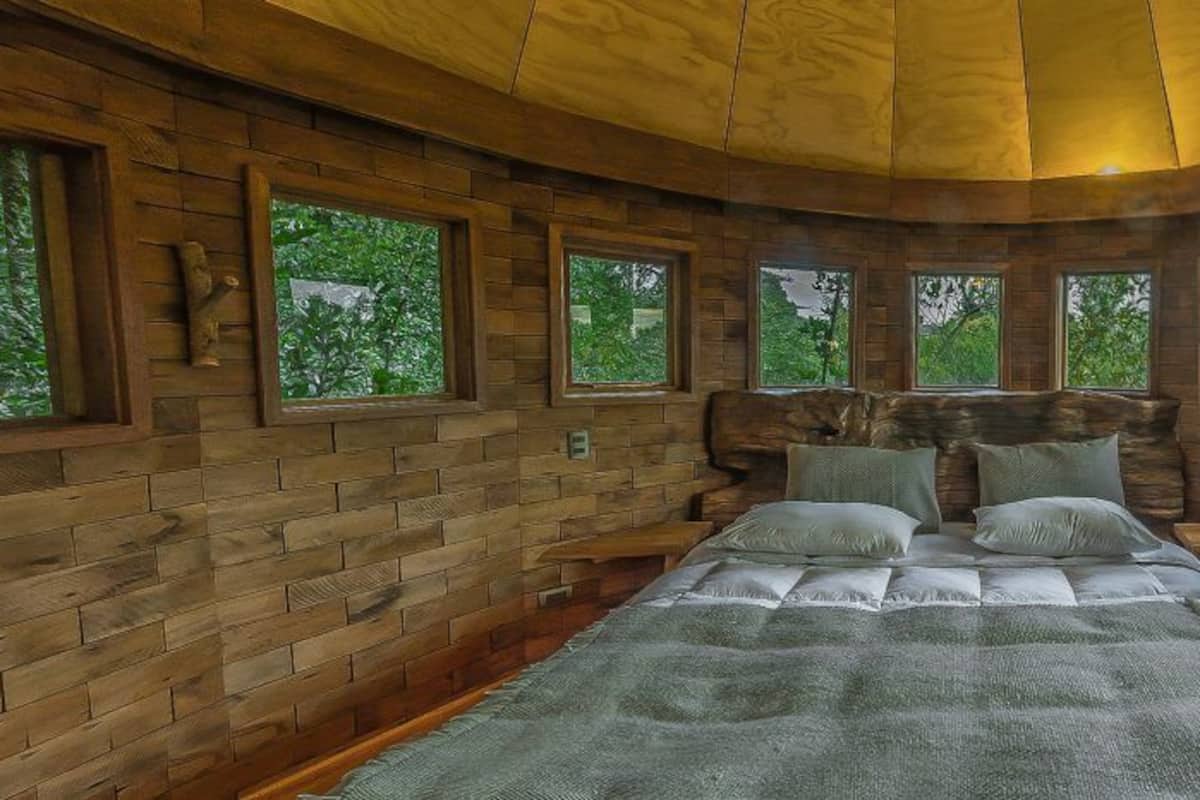 Standard-Ferienhütte, 1 King-Bett, Flussblick (Torre) | Bettwäsche