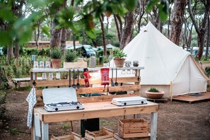 Fridge, stovetop, espresso maker, coffee/tea maker - Pigna Felice - Glamping (Grosseto)
