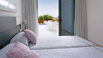 3 dormitorios, caja fuerte, tabla de planchar con plancha y wifi