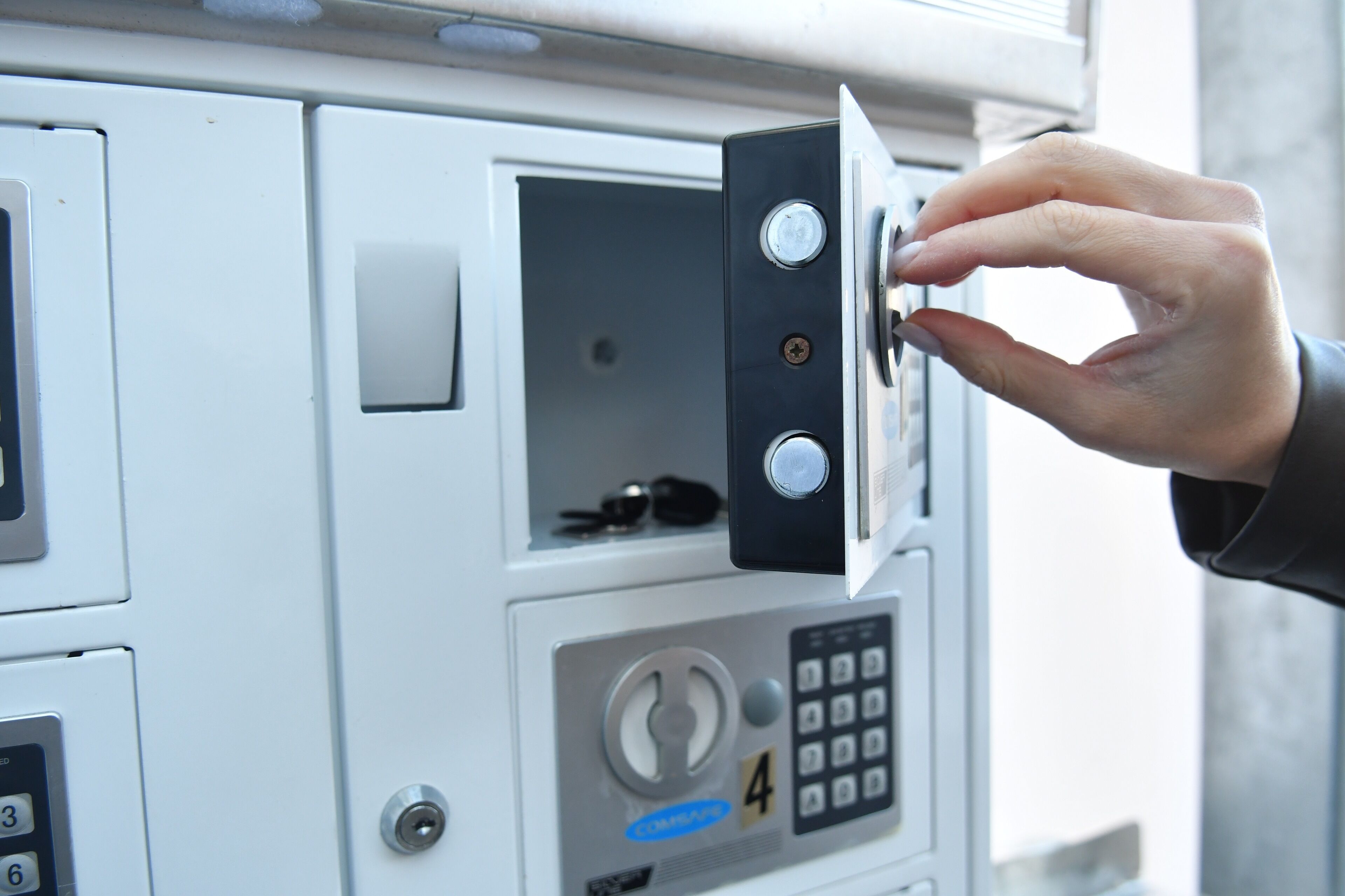 check-in/check-out kiosk