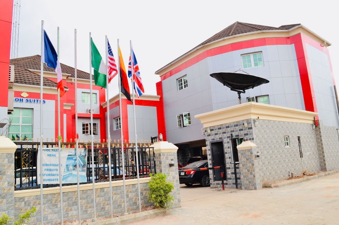 Overnatningsstedets facade