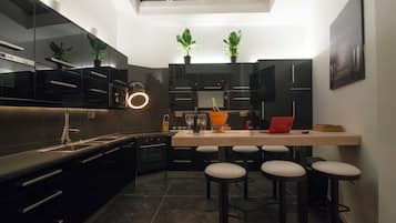 House | Private kitchen | Full-sized fridge, microwave, oven, stovetop