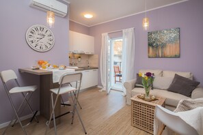 Spiseområde på rommet