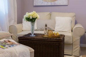 City Apartment, 1 Bedroom, Patio, Ground Floor (Bava) | Laptop workspace, blackout curtains, soundproofing