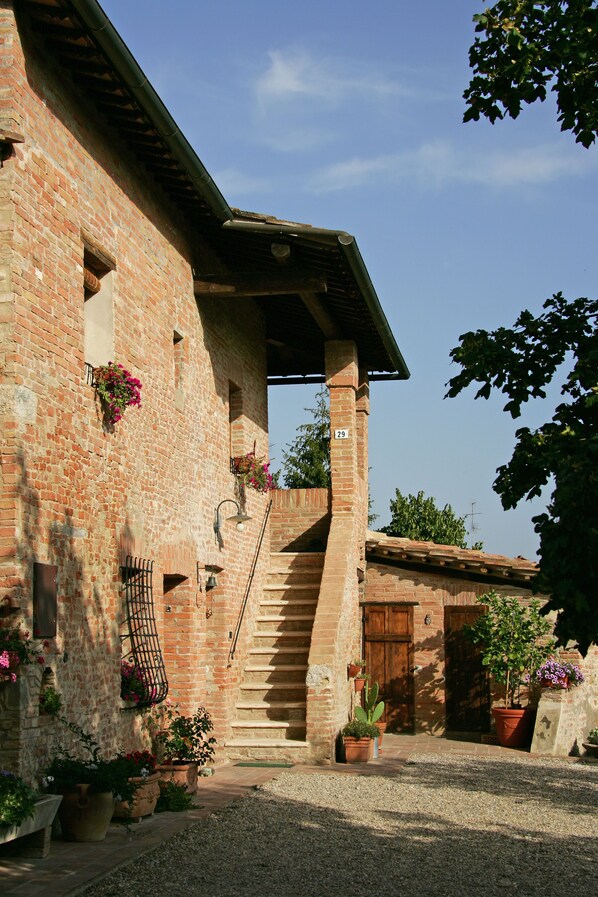 Façade de l’hébergement