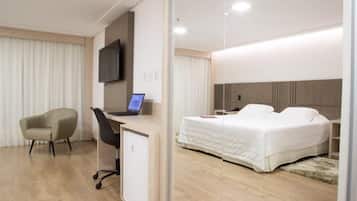 Habitación Deluxe | Ropa de cama hipoalergénica, minibar, insonorización y wifi gratis