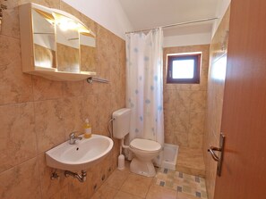 Estudio estándar, 1 habitación (909/2114) | Baño | Regadera, secadora de cabello, toallas 