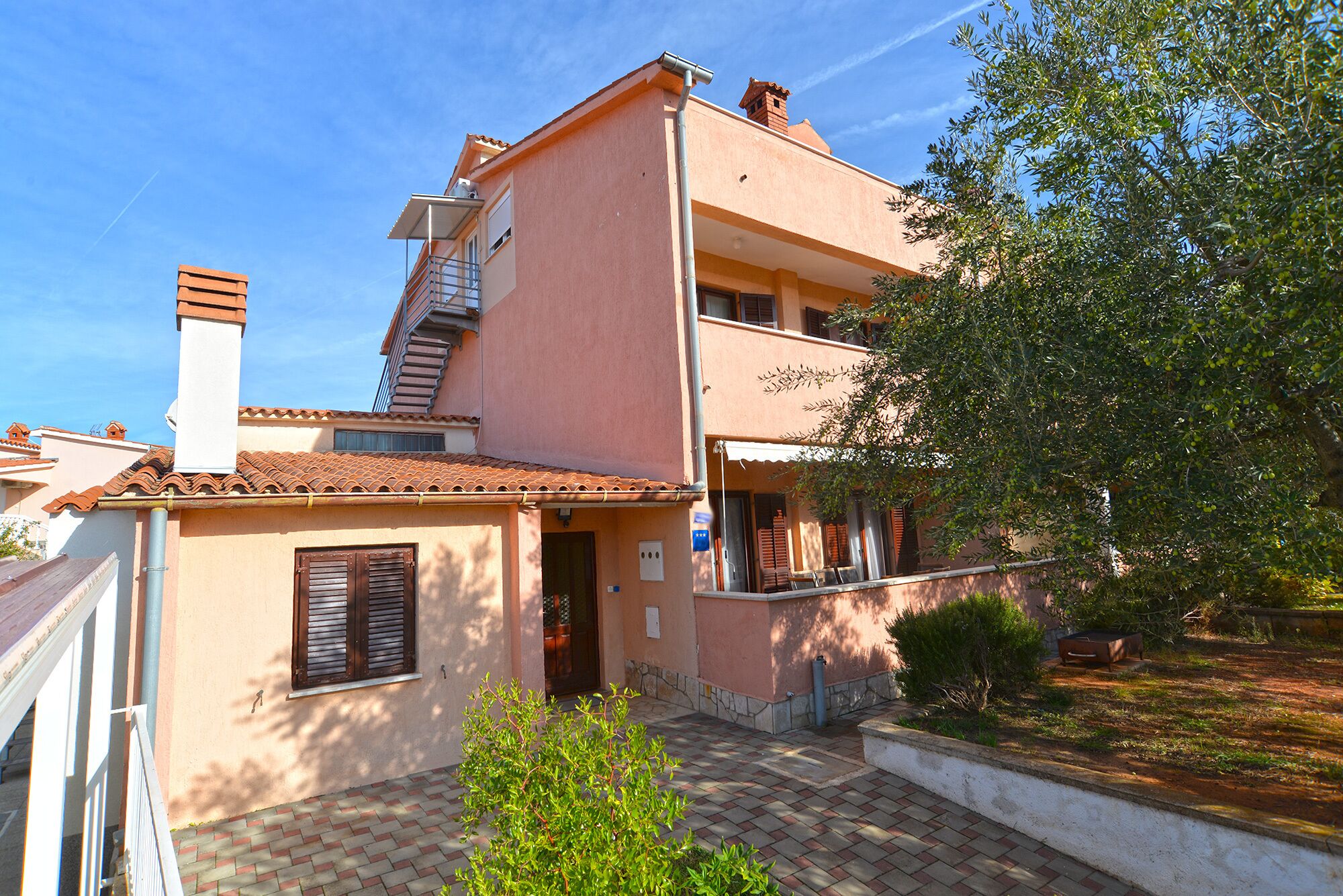 Majoituspaikan julkisivu