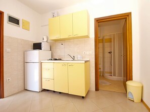 Standard Apartment, 1 Bedroom (1303/12380) | Private kitchenette | Fridge, microwave, stovetop, electric kettle