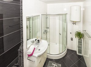 Standard Apartment, 1 Bedroom (1366/15971) | Bathroom | Shower, hair dryer, towels