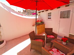 Apartemen Standar, 2 kamar tidur (0337) | Teras/patio