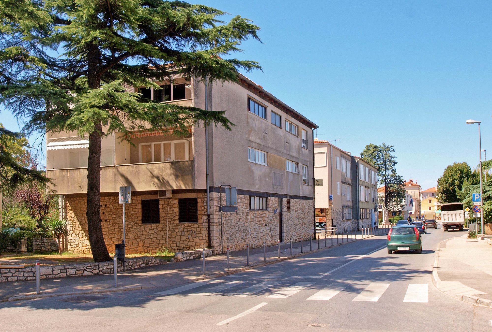 Majoituspaikan julkisivu