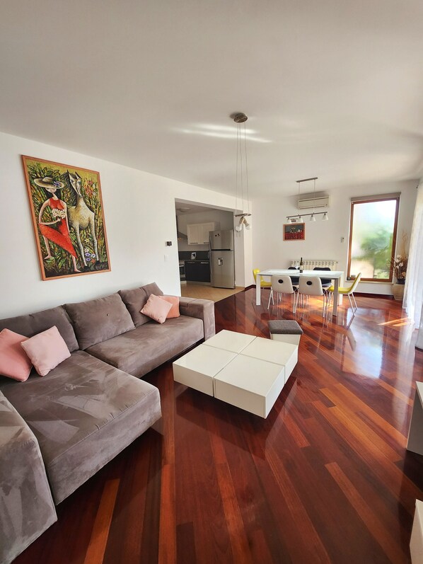 Standard Apartment, 2 Bedrooms (1695/17541) | Living area | TV - Apartment 1695 (Porec)