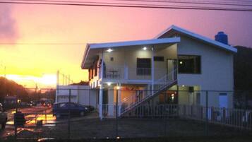 Front of property - evening/night
