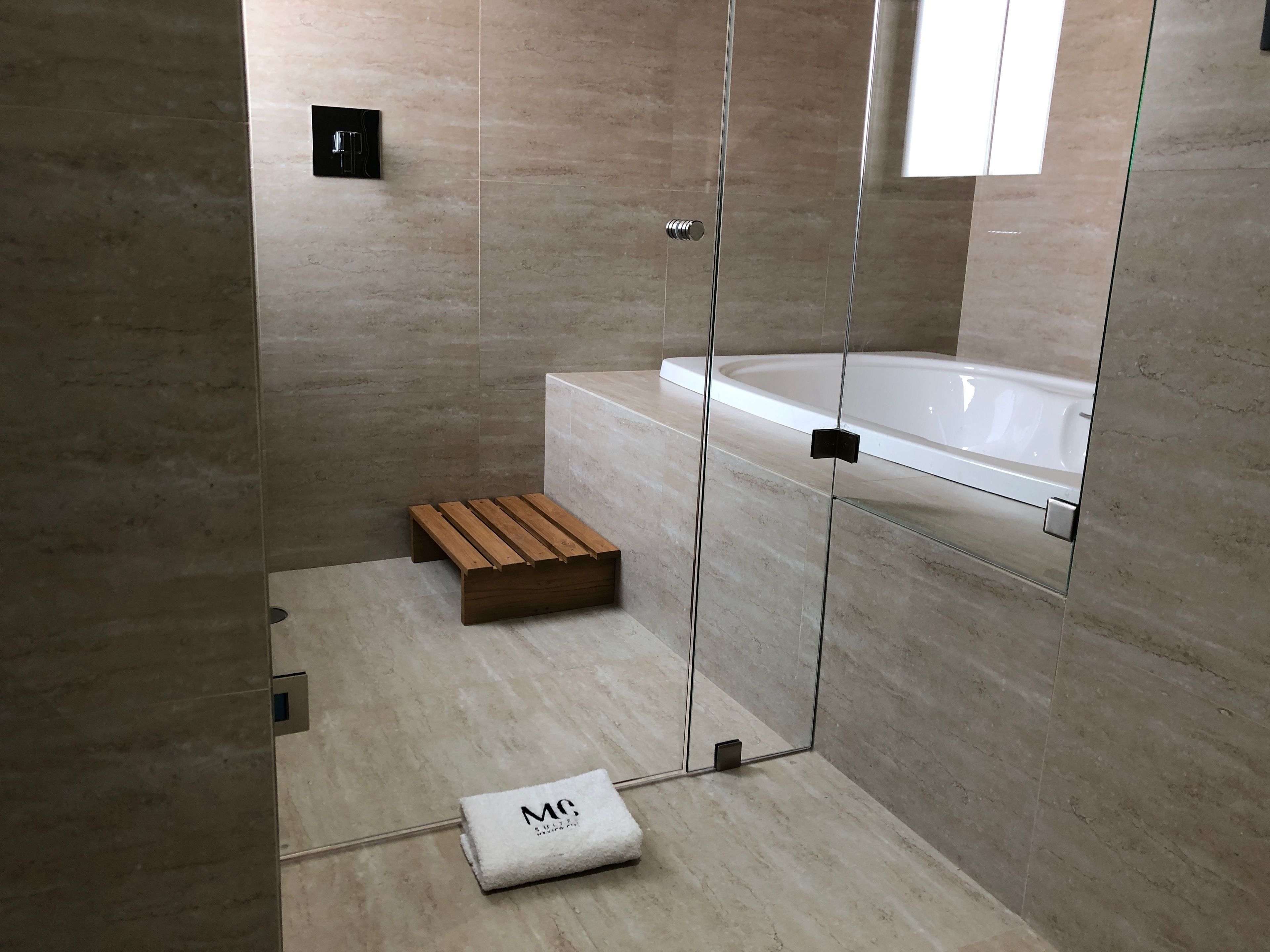 free toiletries, hair dryer, towels, soap