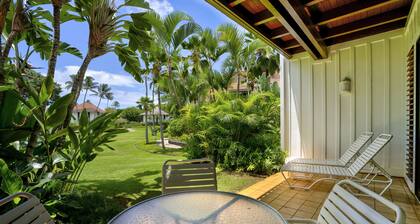 Recientemente remodelado, planta baja de 1 hab idealmente ubicada en Kiahuna Plantation