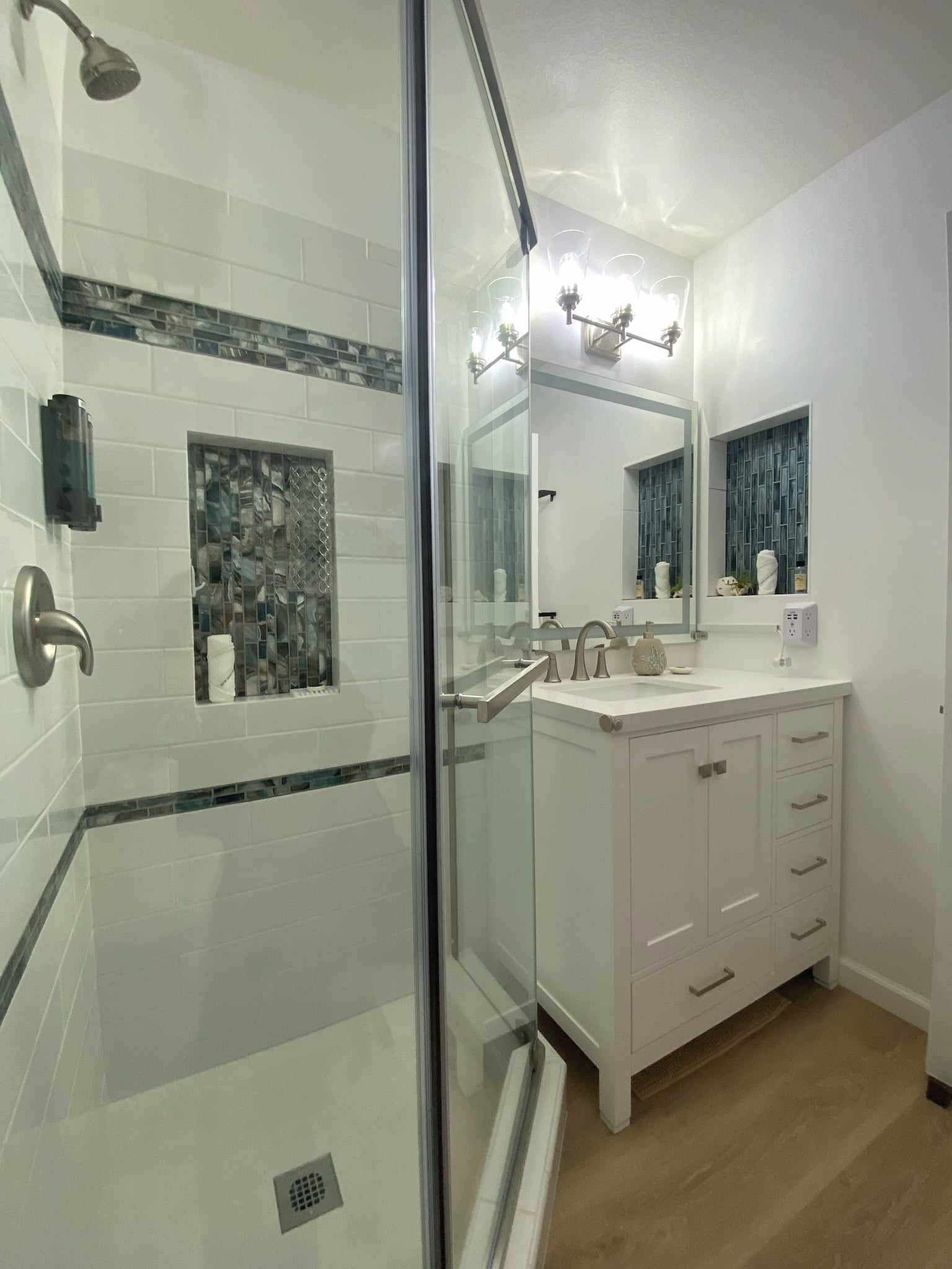 Hair dryer, towels