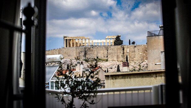 A view of the Acropolis in Athens, including the Parthenon and surrounding ancient ruins. - Acropolis unique view (Athina)