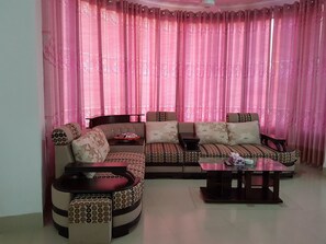 Grand Suite, Multiple Beds, Resort View | Living area - Saheb Bari Resort (Pirozali)