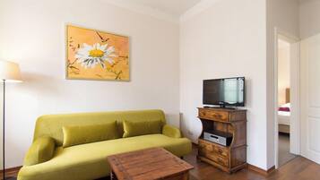 Fernseher, DVD-Player, Videothek, Stereoanlage