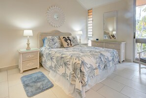 3 habitaciones, tabla de planchar con plancha y cuna de viaje