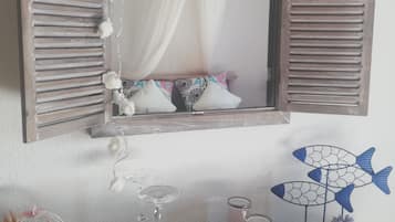 Habitación doble (Sainte-Lucie) | Decoración personalizada y muebles diferentes