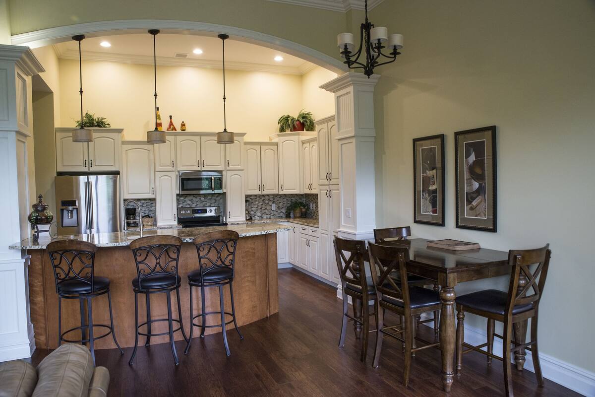 luxury condo, multiple beds, river view | private kitchen | fridge, microwave