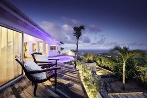 Terrace/patio - Large Ocean View Villa Hanging In The Quiet (SAINT-BARTHELEMY)
